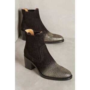 Womens Office of Angela Scott Miss Austin Heeled Slip-on Bootie size EU 36 US 6